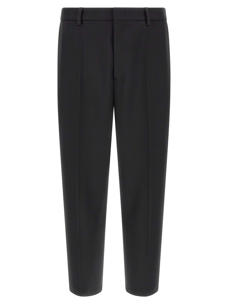 Jil Sander Black Polyester Dress Pants