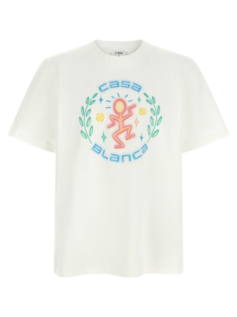 Casablanca White Organic Cotton T-Shirt