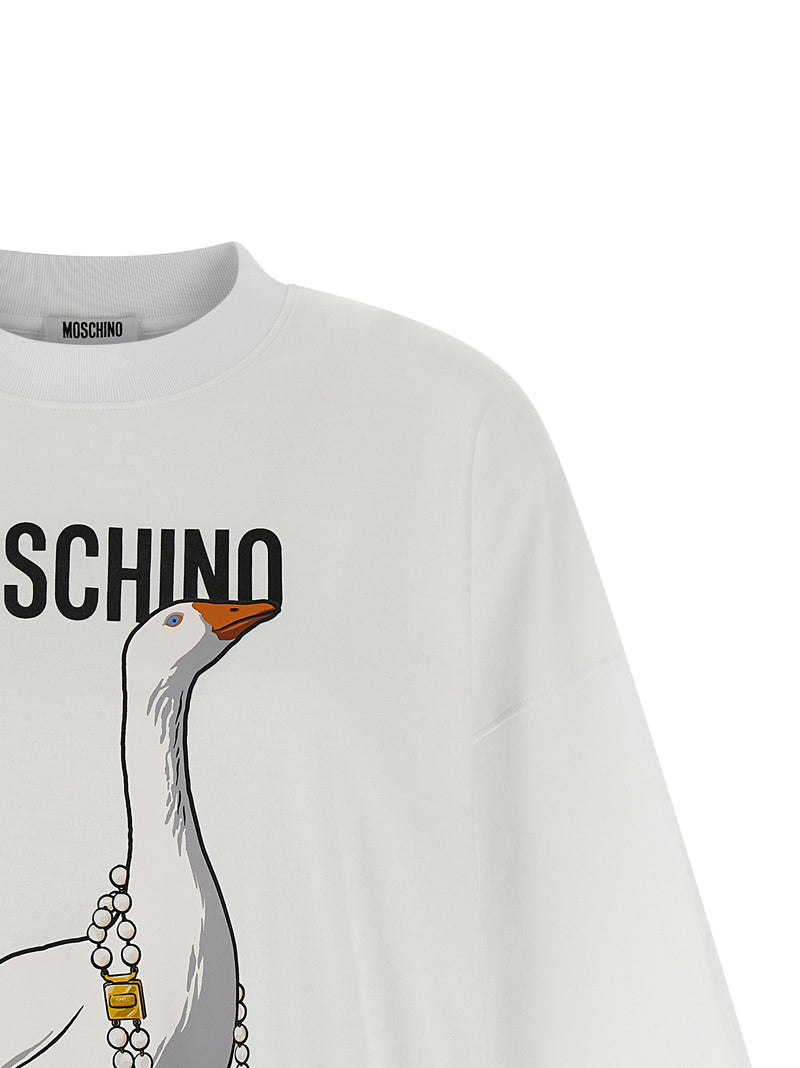 Moschino White Cotton Short Dress