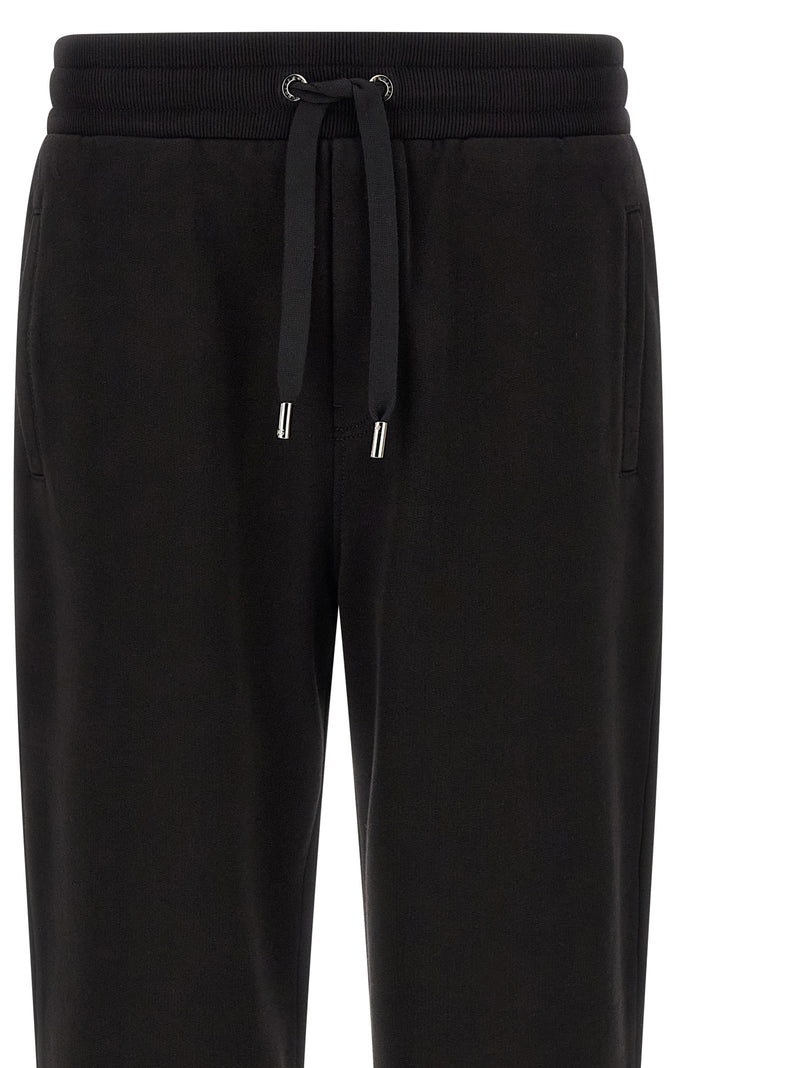 Dolce & Gabbana Black Cotton Joggers (Workout Pants)