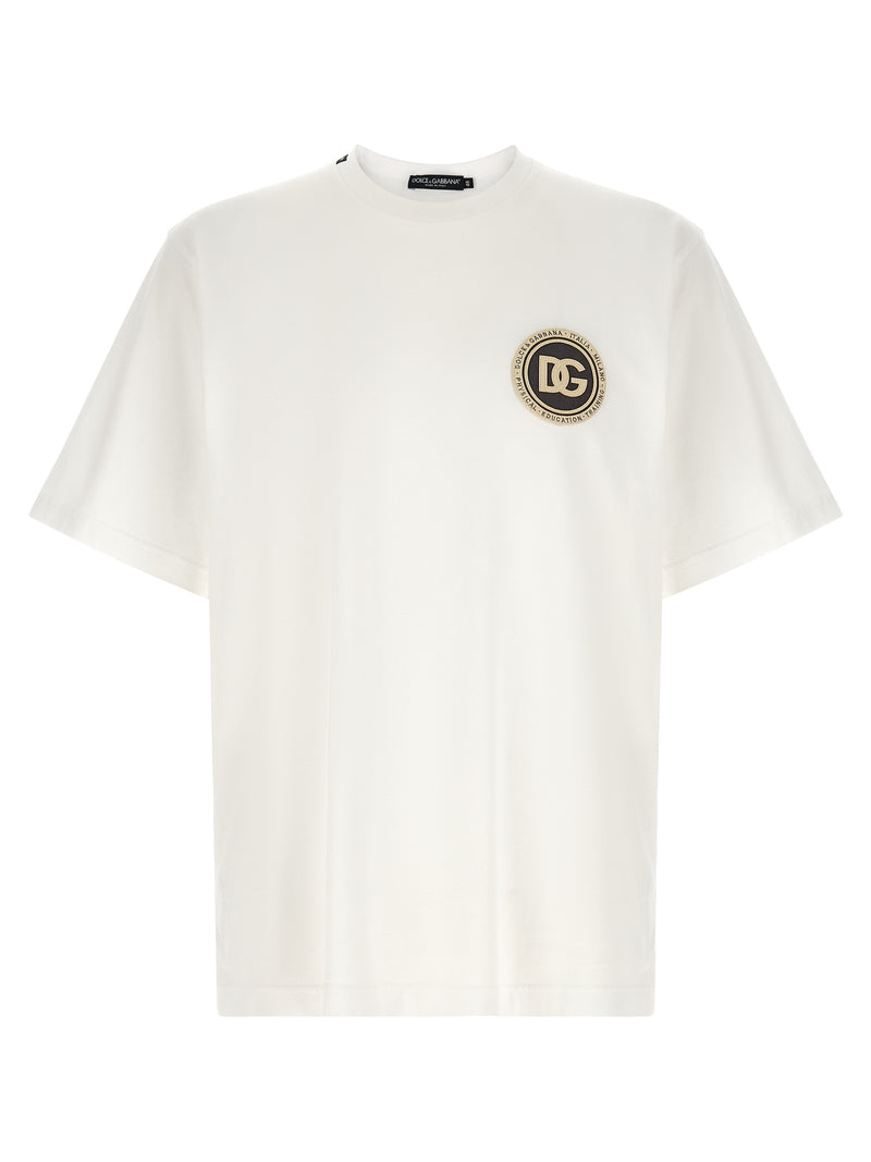 Dolce & Gabbana White Cotton T-Shirt