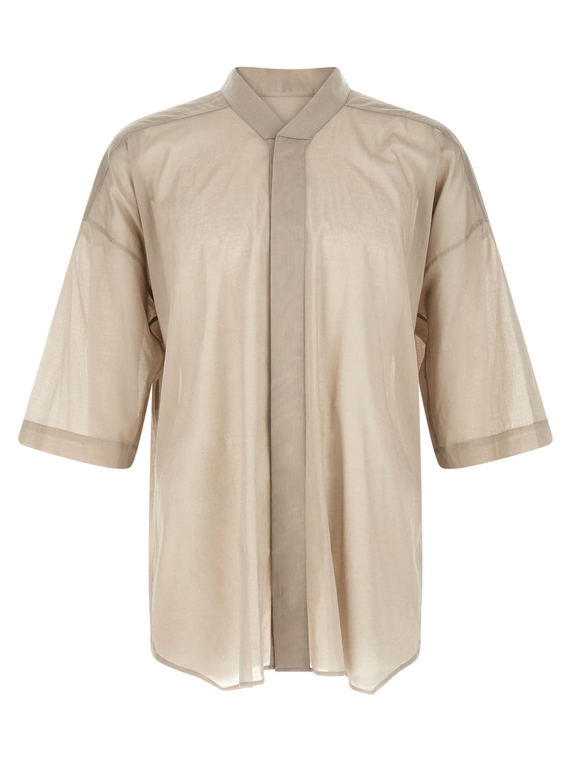 Rick Owens Gray Cotton Blouse