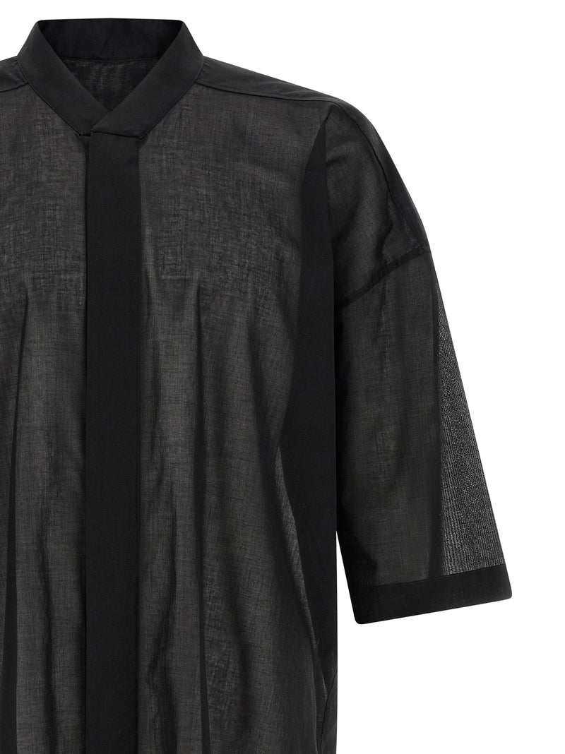 Rick Owens Black Cotton Blouse