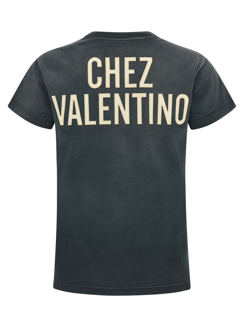 Valentino Garavani Gray Cotton T-Shirt