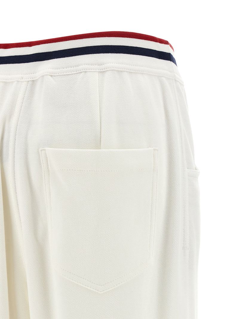 Brunello Cucinelli White Cotton Joggers (Workout Pants)