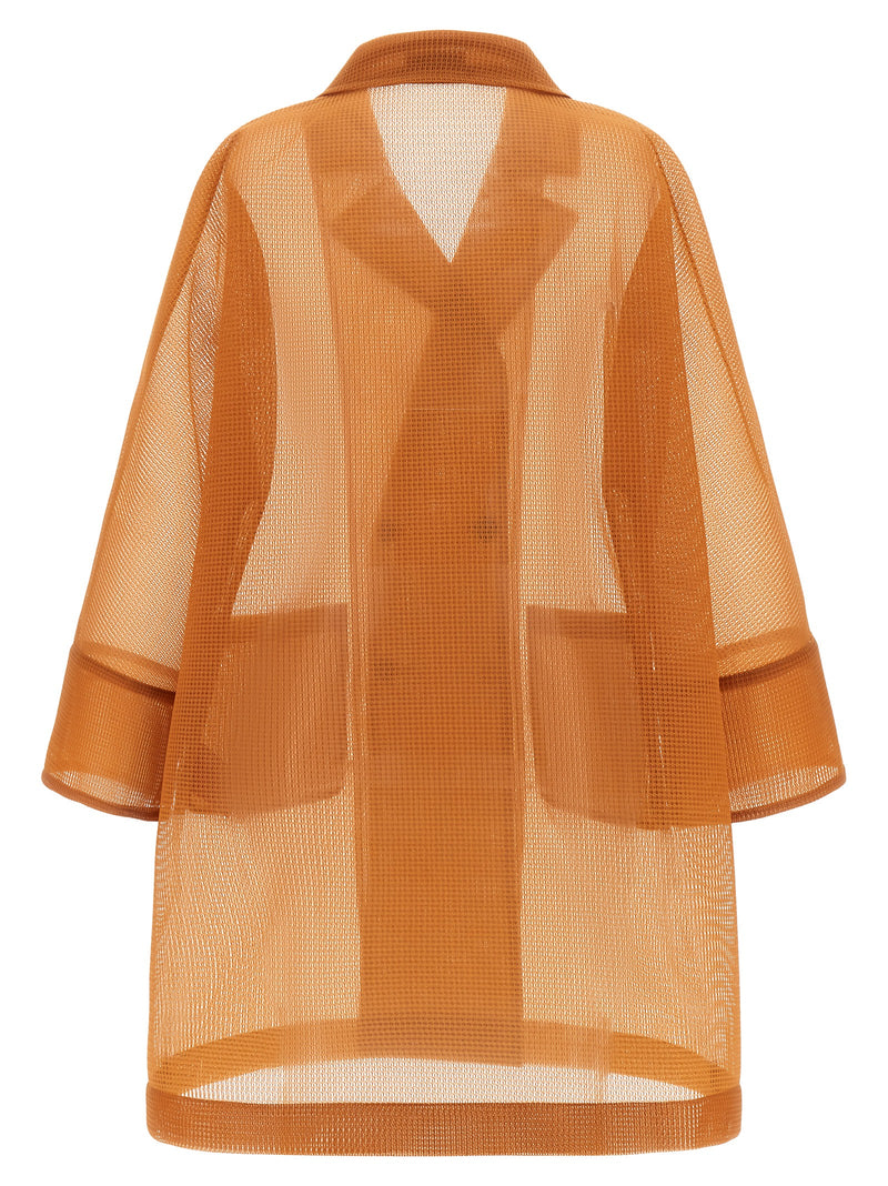 Herno Orange Polyester Coat