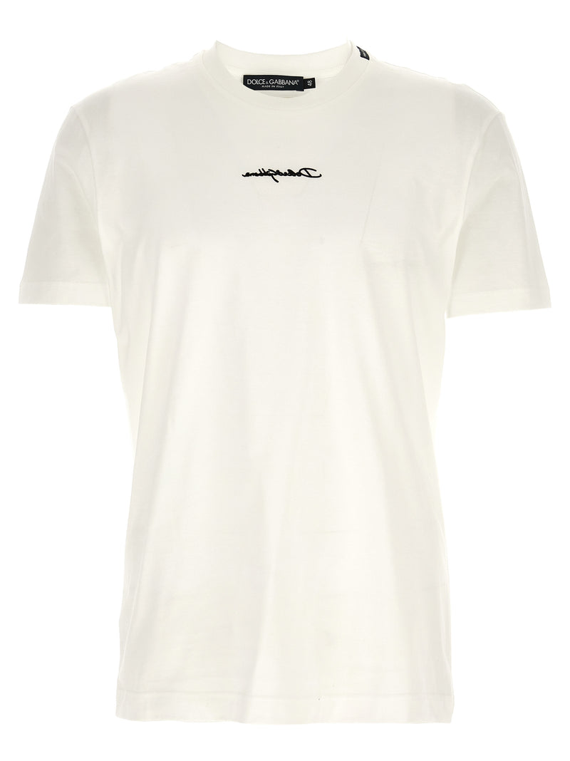Dolce & Gabbana White Cotton T-Shirt