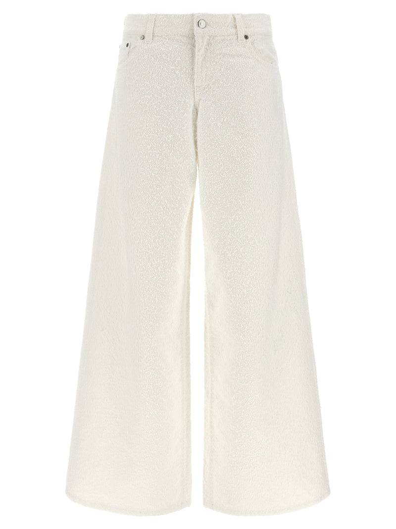 Stella McCartney White Cotton Jeans Denim