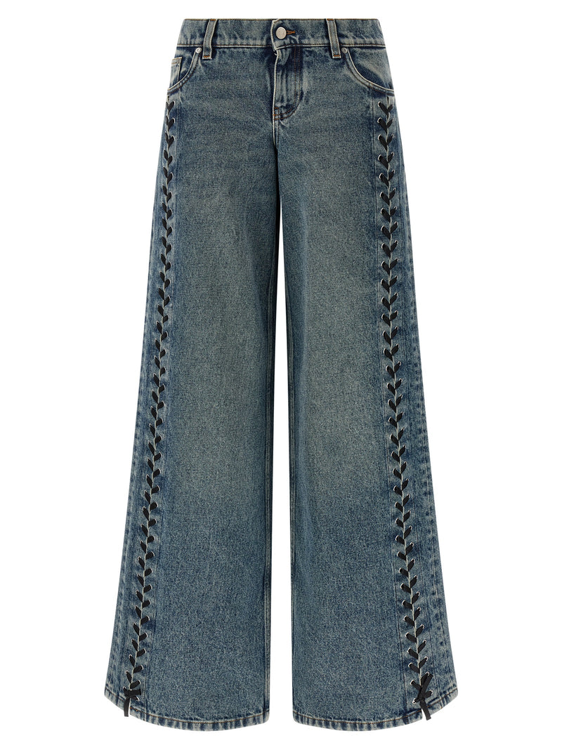 Stella McCartney Blue Cotton Jeans Denim