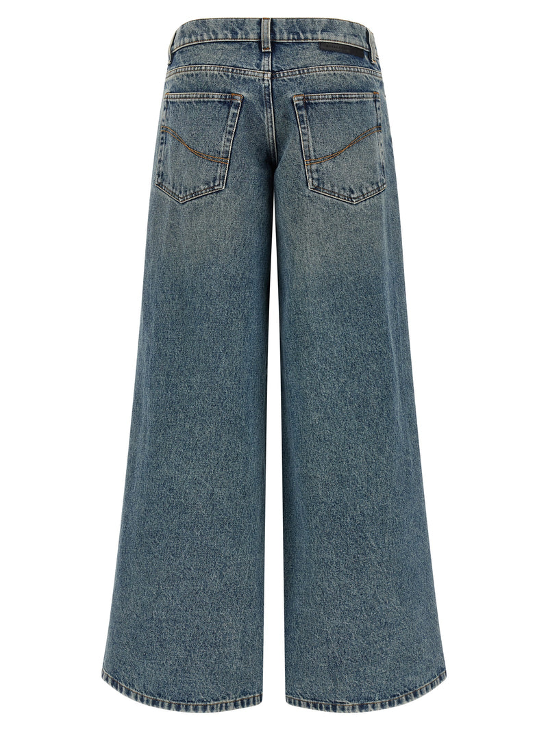 Stella McCartney Blue Cotton Jeans Denim