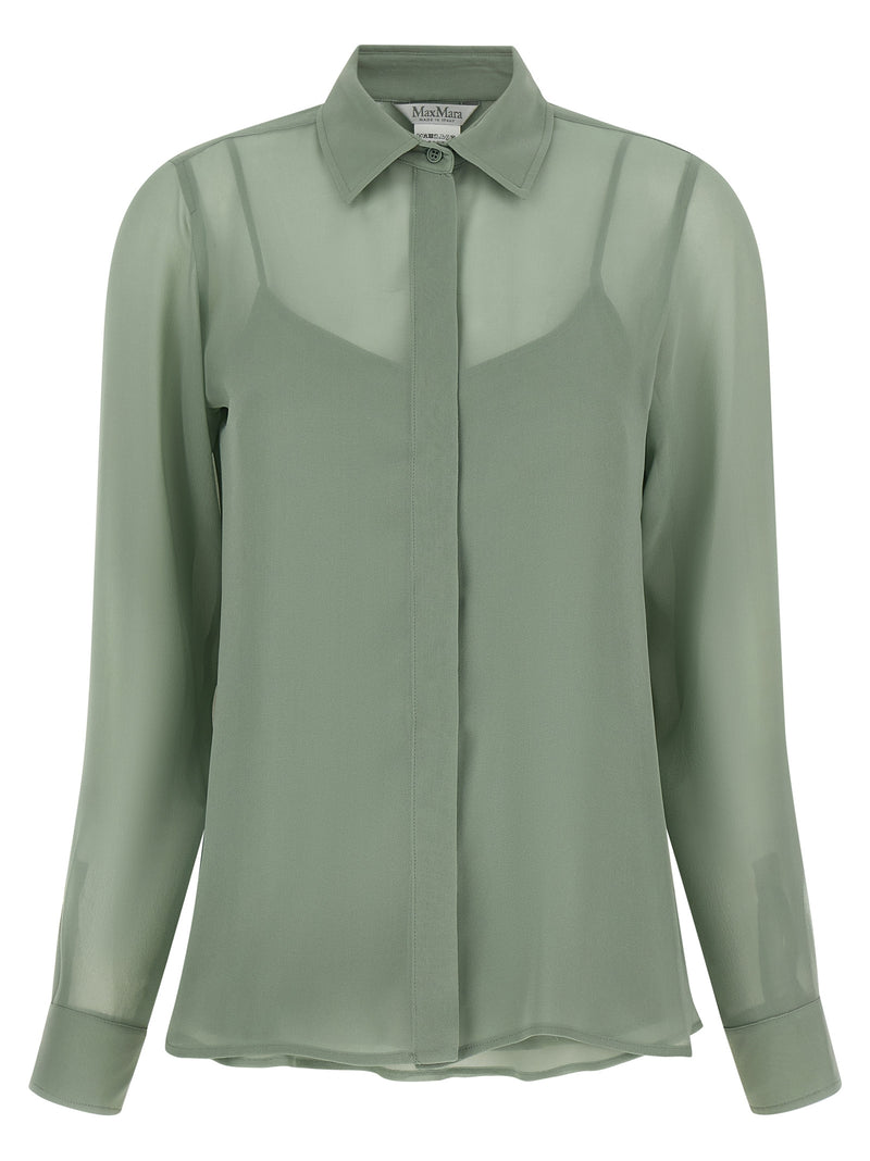 Max Mara Bicolor Silk Blouse