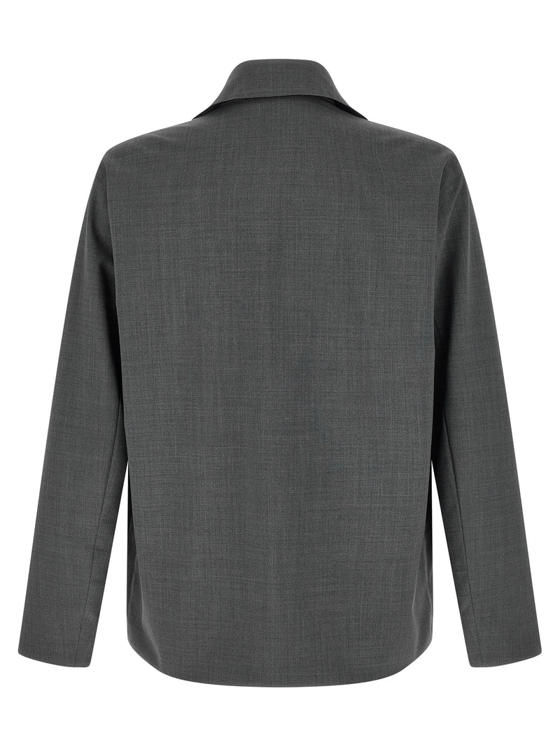 Herno Gray Polyester Full-Length Jacket