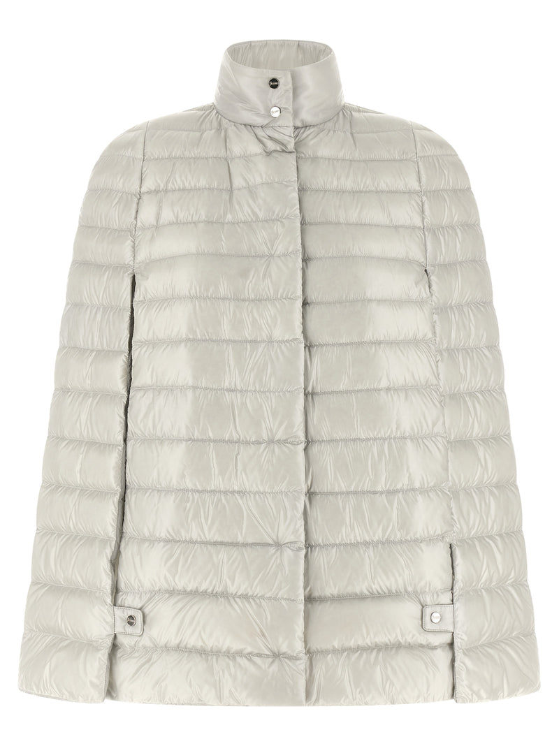 Herno Gray Polyamide Full-Length Jacket