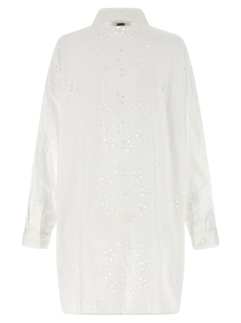 Herno White Cotton Blouse