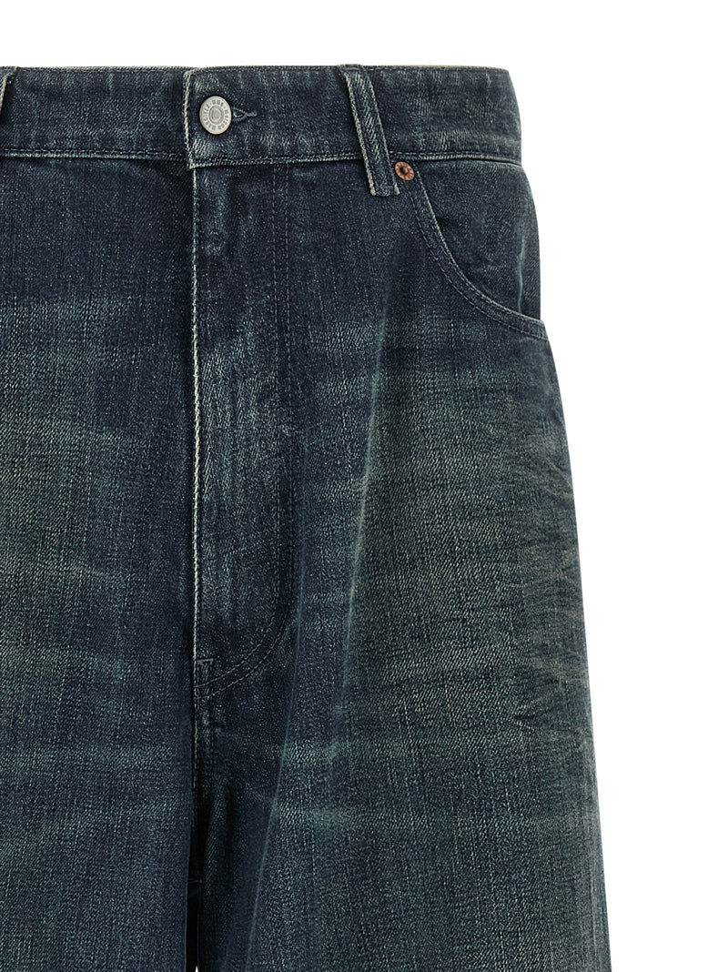 MM6 Maison Margiela Blue Cotton Jeans Denim