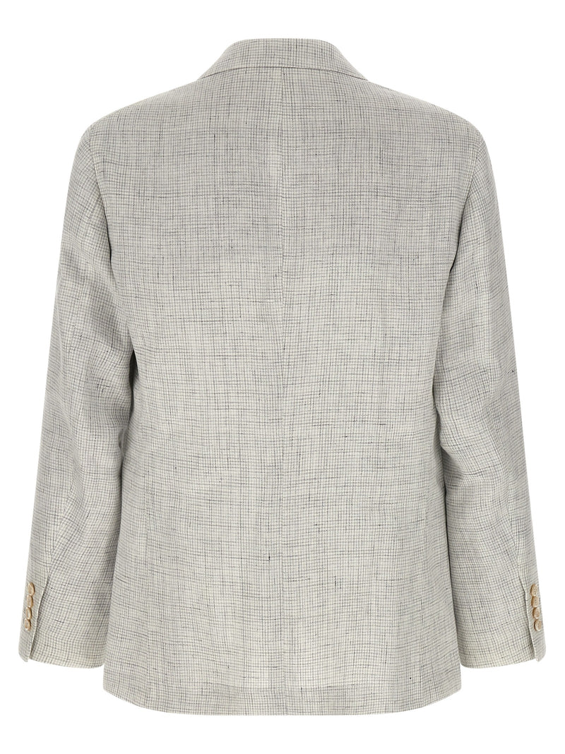 Brunello Cucinelli Beige Linen Blazer