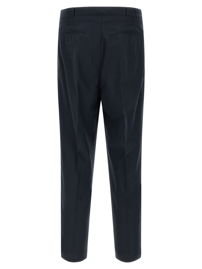 Brunello Cucinelli Blue Cotton Chino Pants