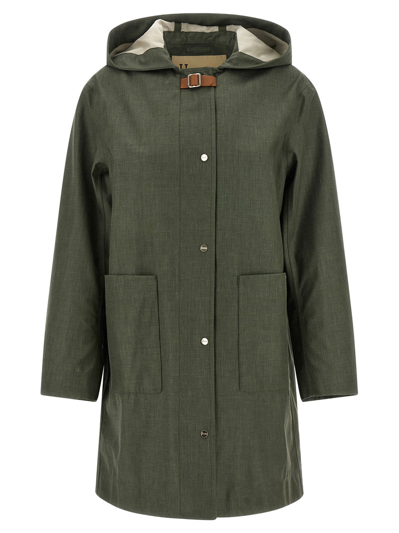Herno Bicolor Linen Coat