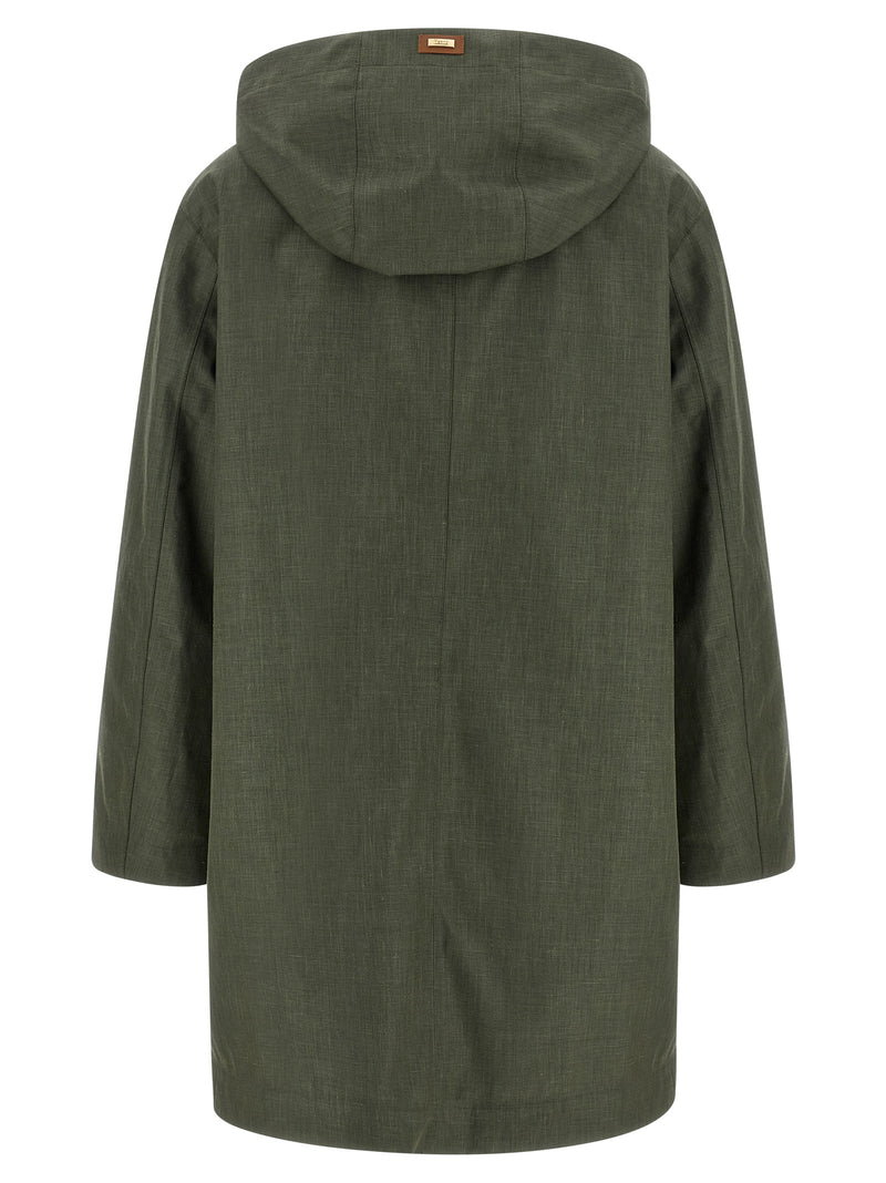 Herno Bicolor Linen Coat