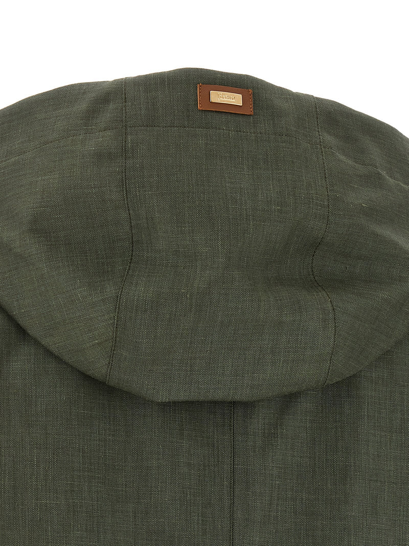 Herno Bicolor Linen Coat