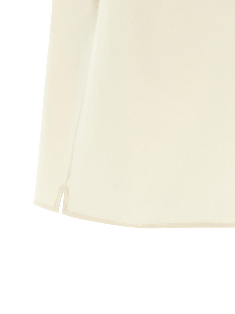 Ferragamo Beige Cotton Blouse