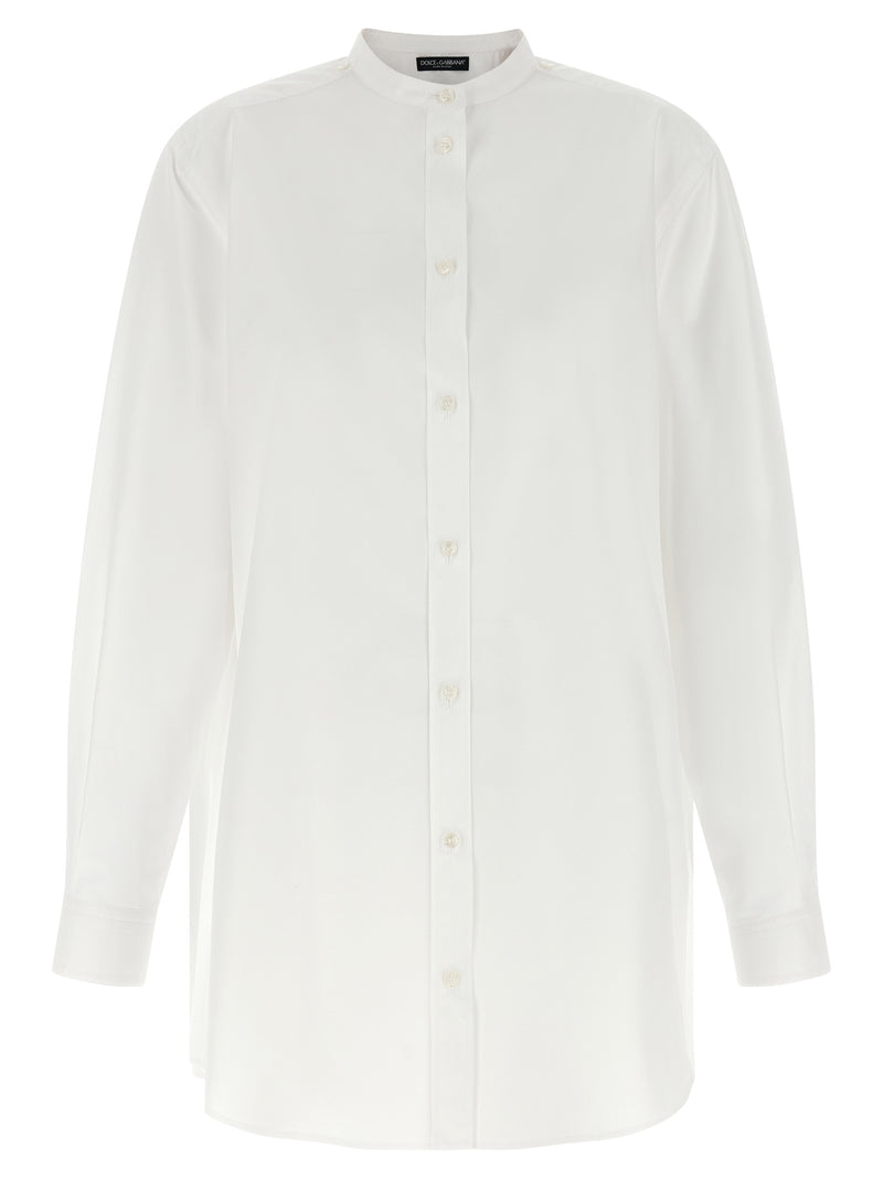 Dolce & Gabbana White Cotton Blouse