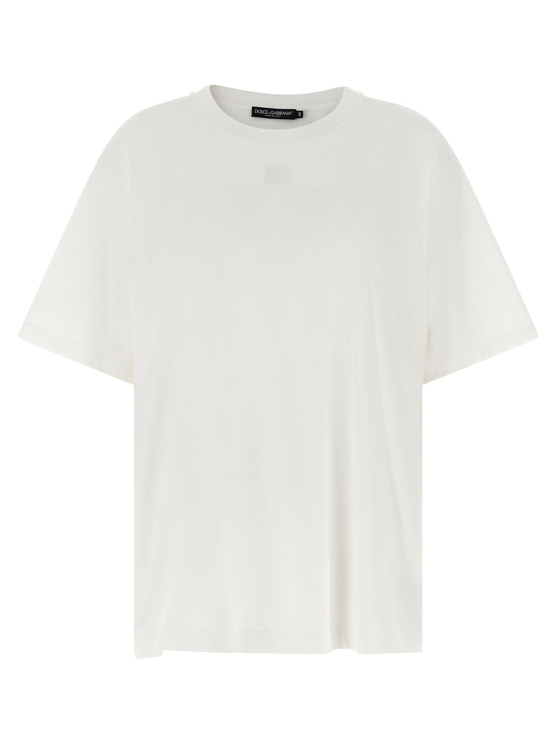 Dolce & Gabbana White Cotton T-Shirt