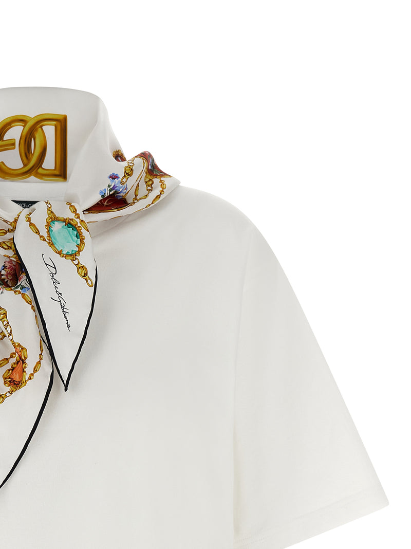Dolce & Gabbana White Cotton T-Shirt