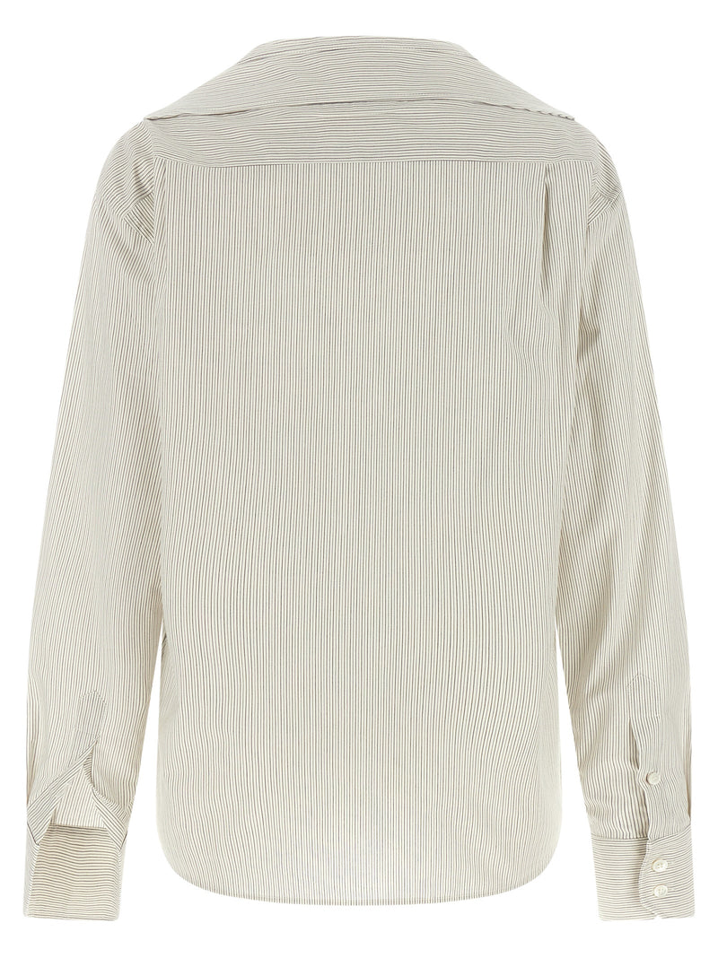 MM6 Maison Margiela Gray Cotton Blouse
