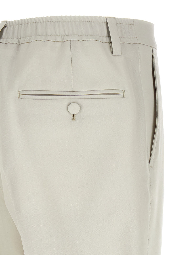 Dolce & Gabbana Beige Virgin Wool Dress Pants