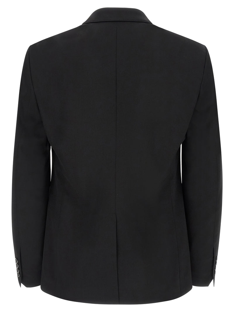 Dolce & Gabbana Black Virgin Wool Blazer