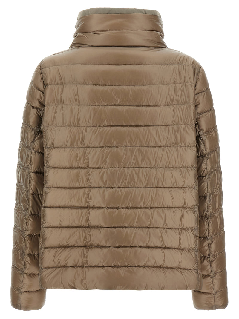 Herno Brown Polyamide Full-Length Jacket