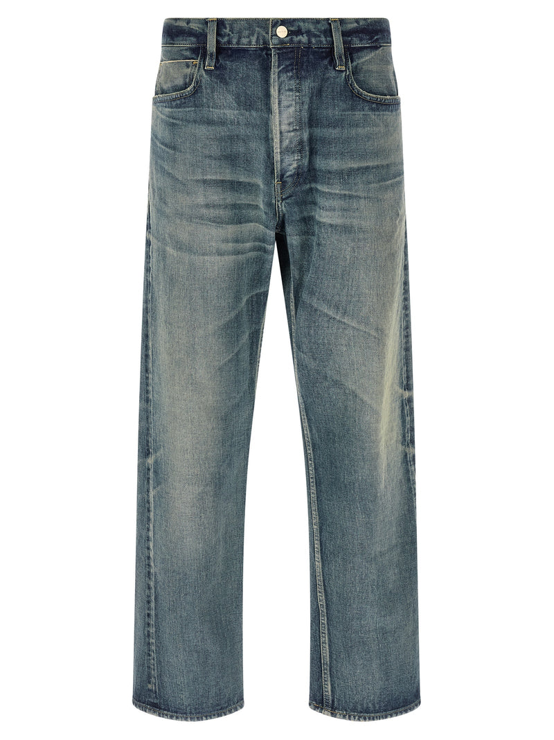 Fear Of God Blue Cotton Straight-Leg Jeans
