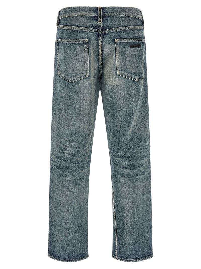 Fear Of God Blue Cotton Straight-Leg Jeans