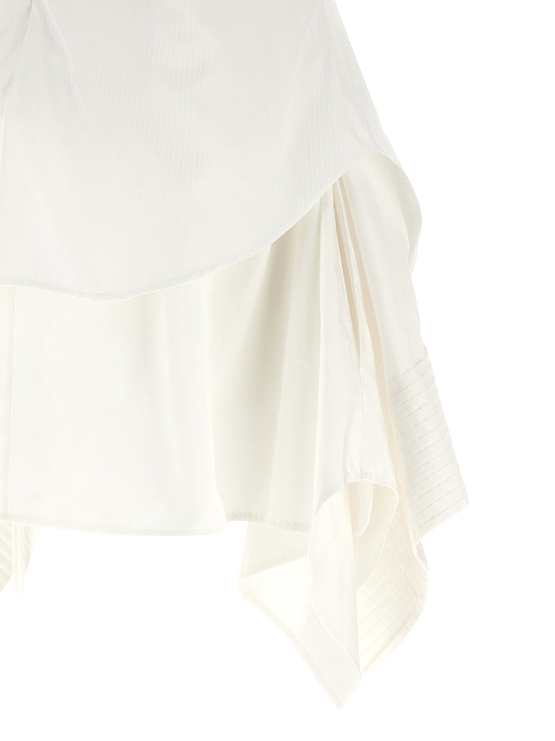 Alexander McQueen White Cotton Short Dress