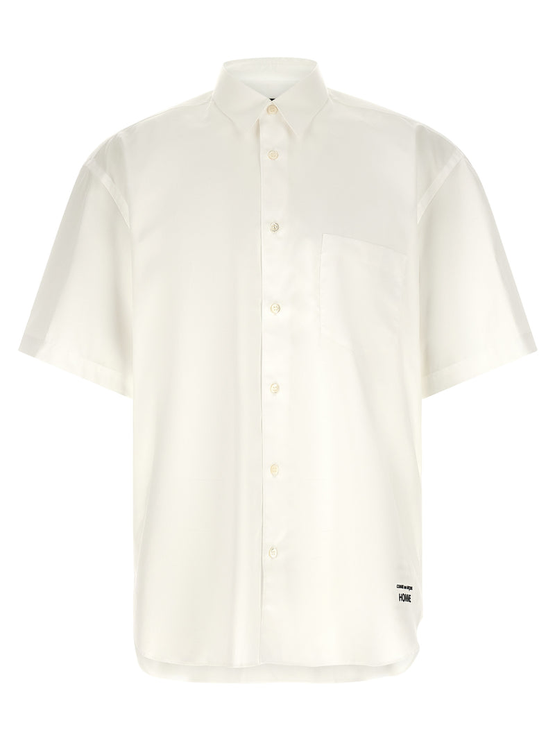 Comme Des Garçons White Cotton Blouse