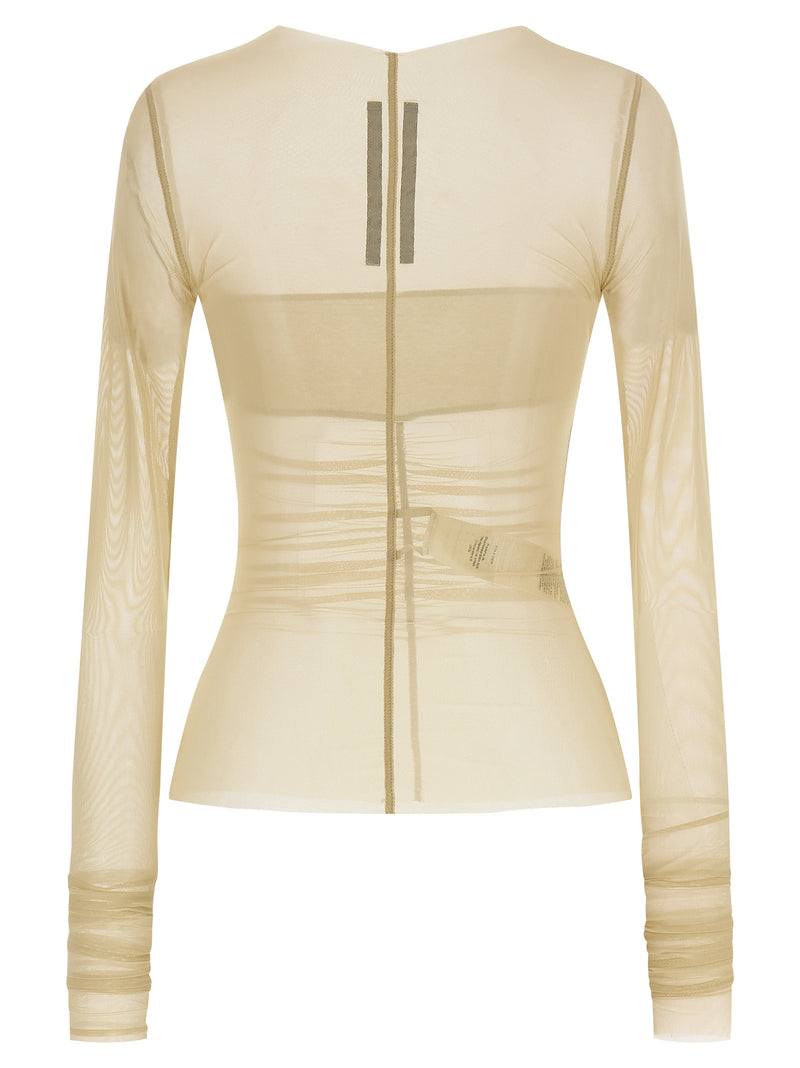 Rick Owens Beige Nylon Shirt