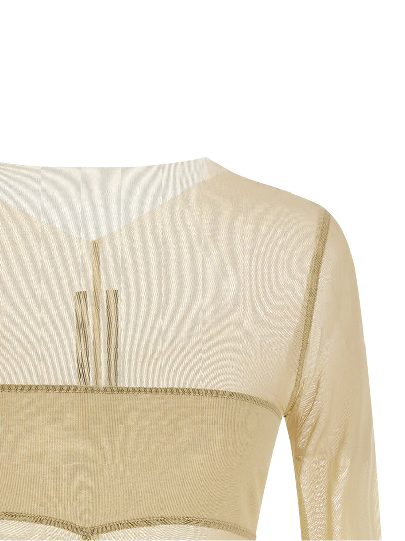 Rick Owens Beige Nylon Shirt