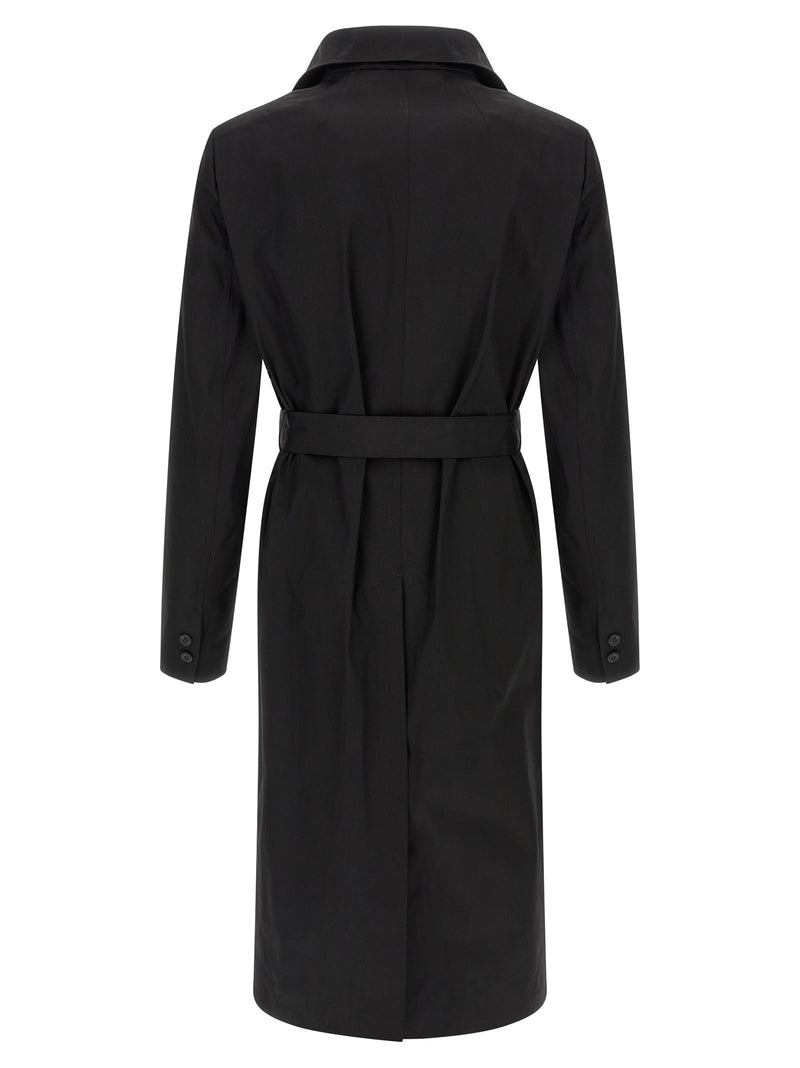 Rick Owens Black Cotton Coat
