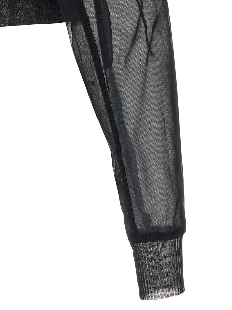 Rick Owens Black Nylon Bomber