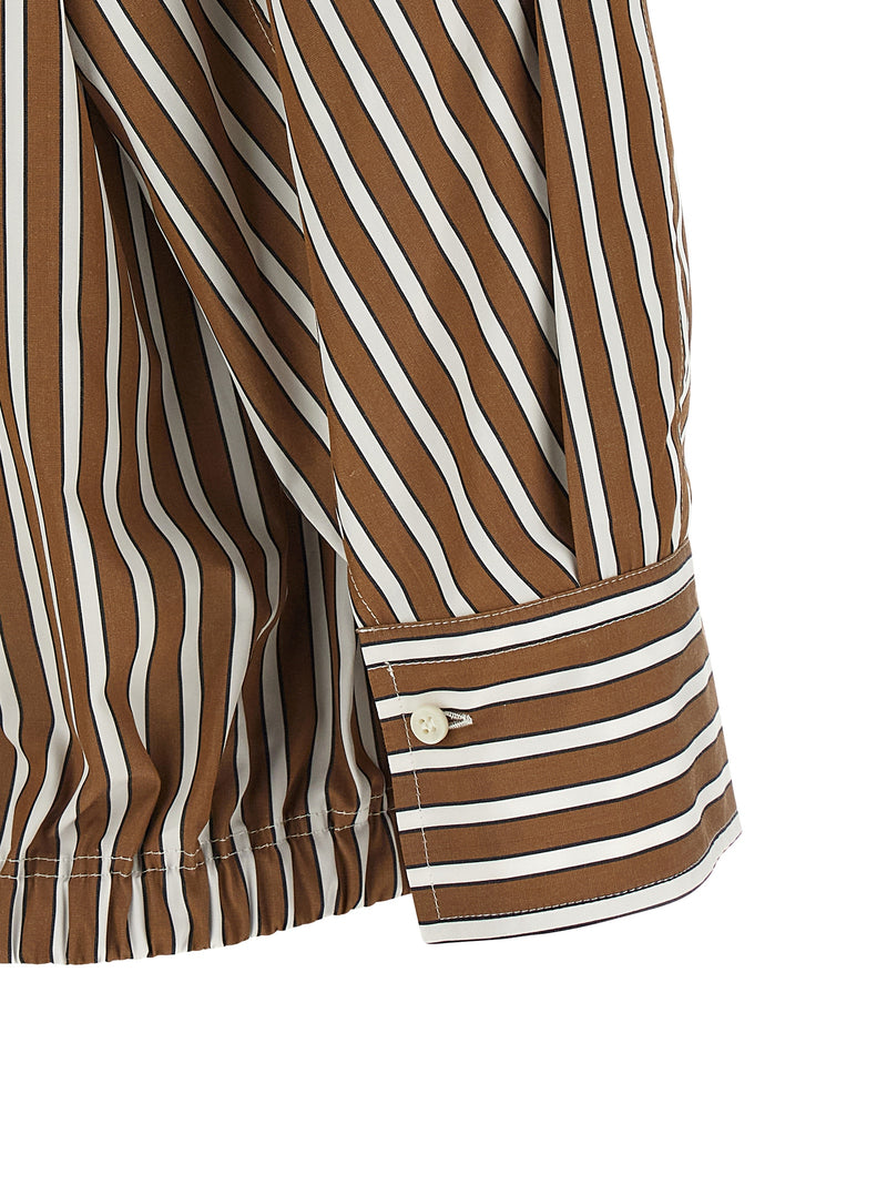 Brunello Cucinelli Brown Cotton Blouse