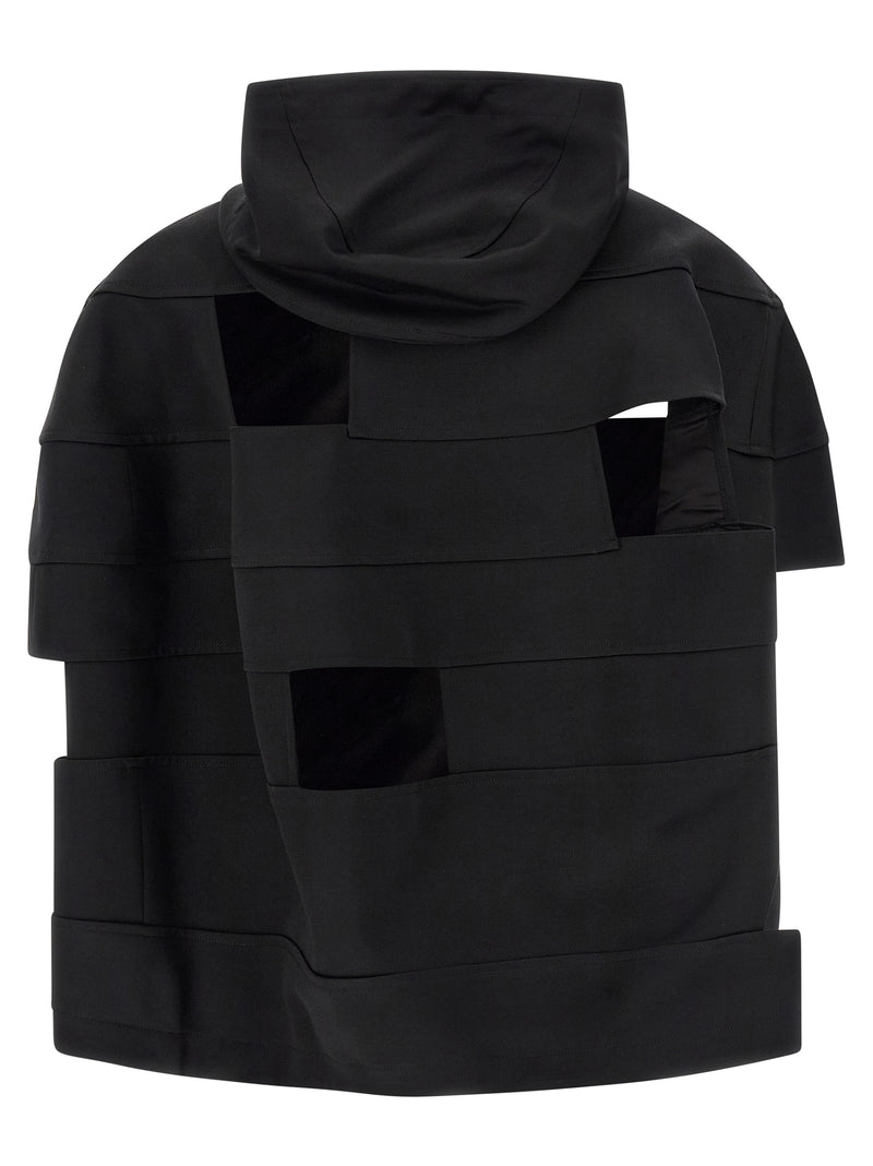 Comme Des Garçons Black Wool Shell Jacket