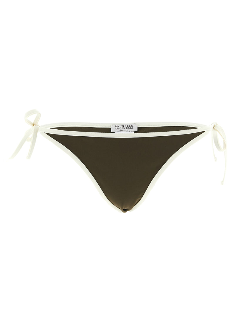 Brunello Cucinelli Bicolor Polyamide Swim Briefs