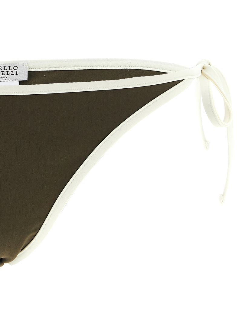Brunello Cucinelli Bicolor Polyamide Swim Briefs