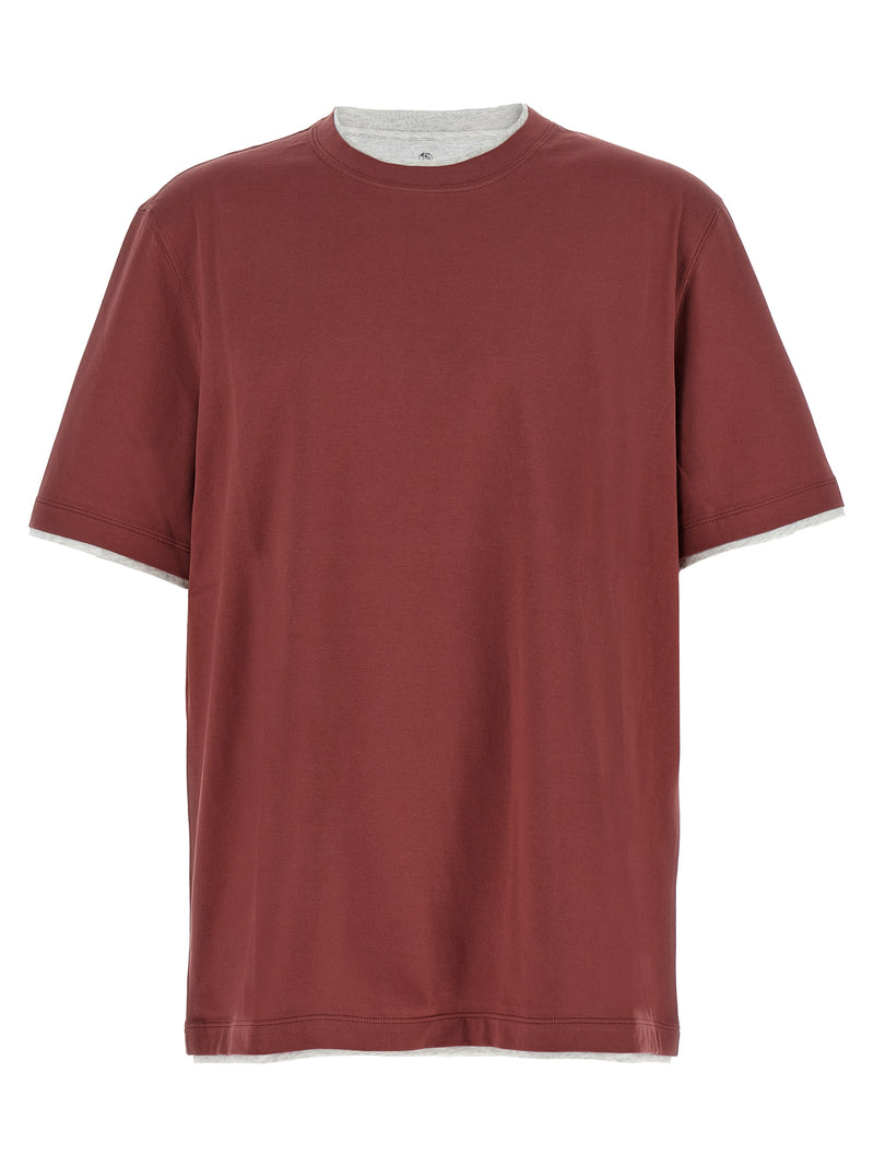 Brunello Cucinelli Multicolor Cotton T-Shirt