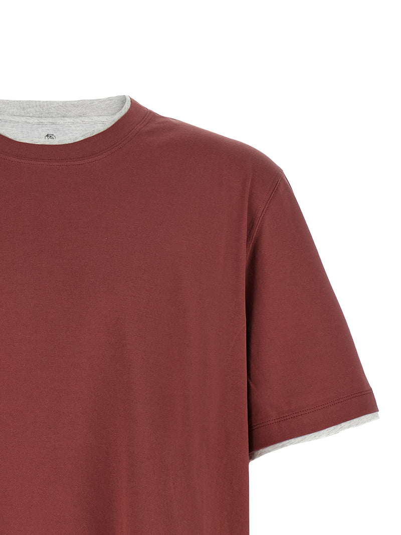 Brunello Cucinelli Multicolor Cotton T-Shirt