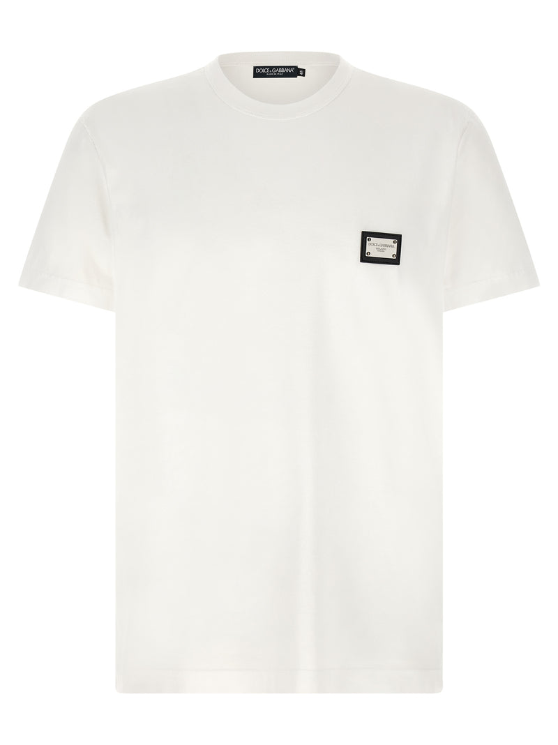 Dolce & Gabbana White Cotton T-Shirt