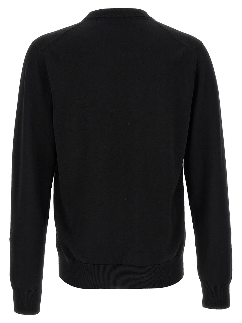 Dolce & Gabbana Black Virgin Wool Cardigan