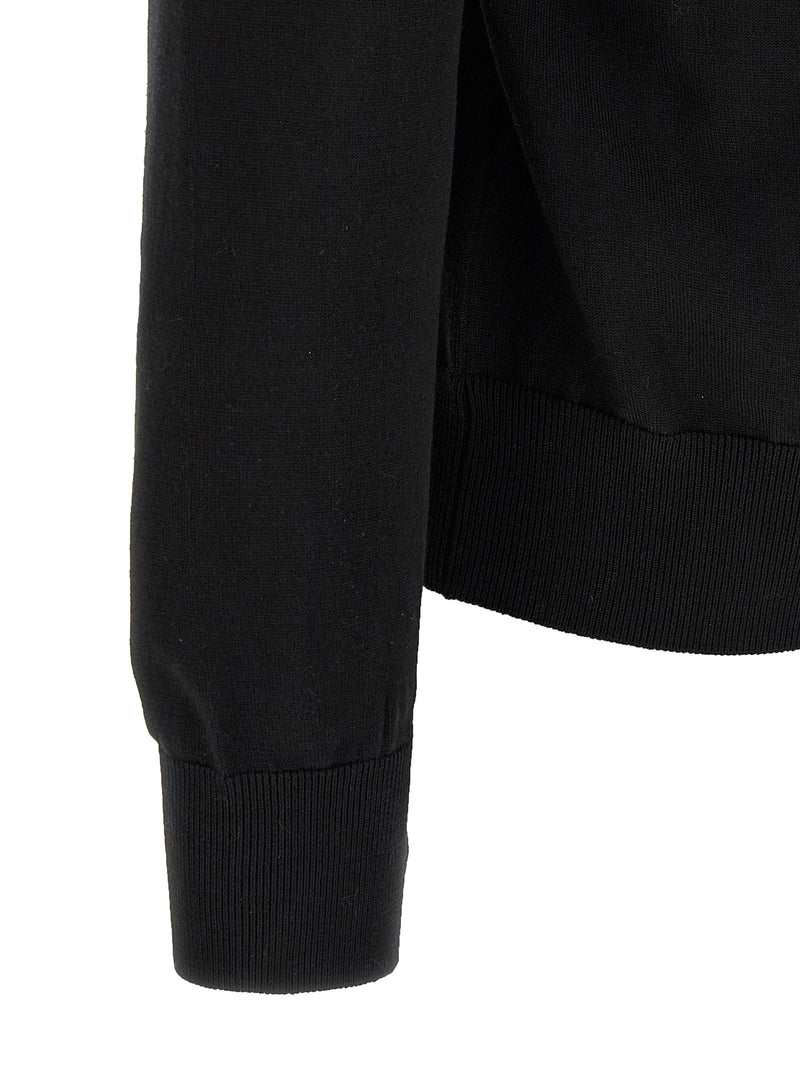 Dolce & Gabbana Black Virgin Wool Cardigan