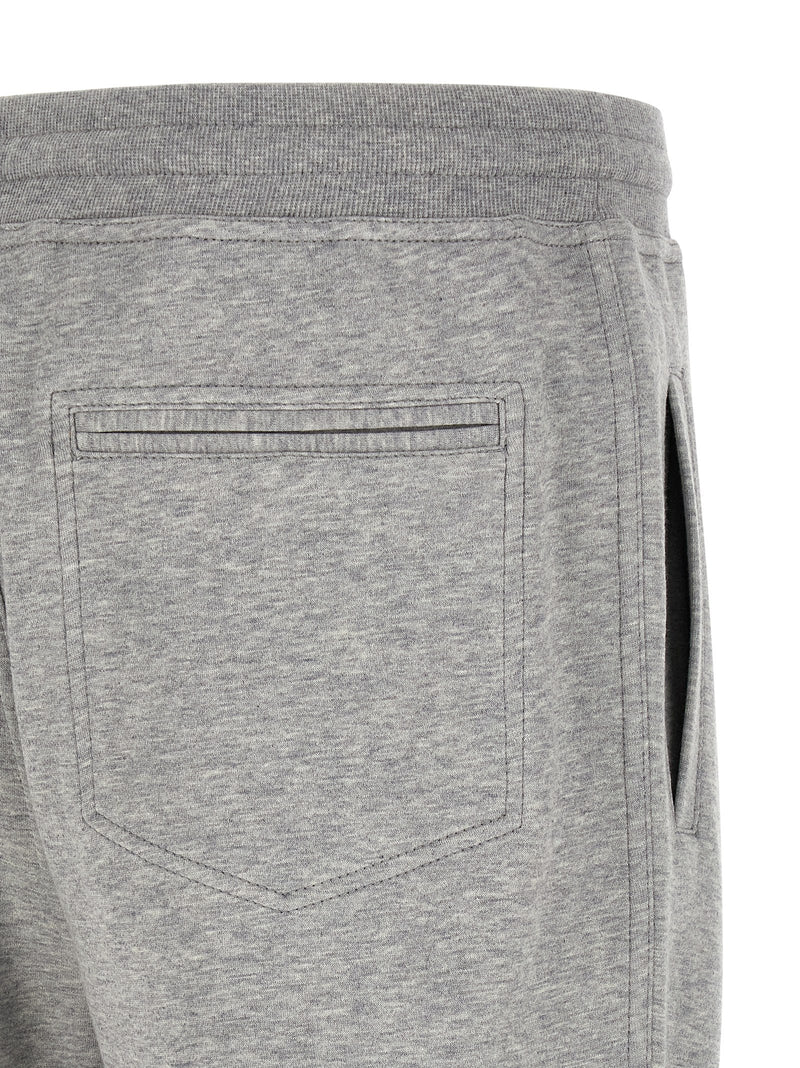 Brunello Cucinelli Gray Cotton Athletic Pants